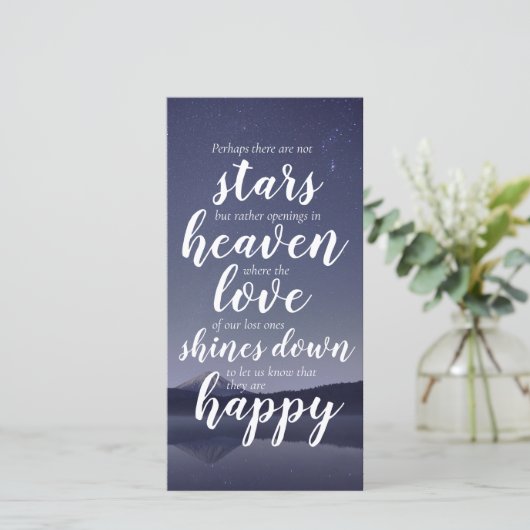 Foto Inspirerend Memorial Bladwijzer (Staand voorkant)