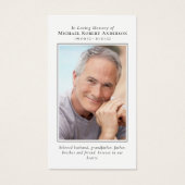 Foto Inspirerend Memorial Kaart (Voorkant)