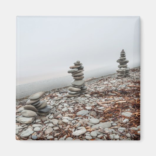 foto-inukshuk magneet (Voorkant)