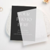 Foto Invoegen Kaart voor Vellum Afstuderen Kaart