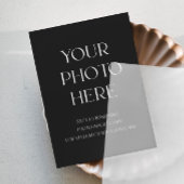 Foto Invoegen Kaart voor Vellum Afstuderen Kaart