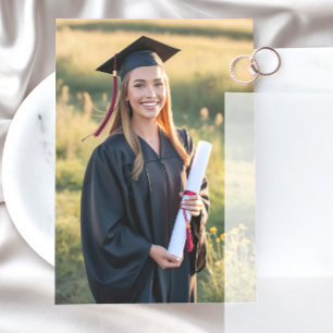 Foto Invoegen Kaart voor Vellum Afstuderen Kaart