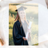 Foto Invoegen Kaart voor Vellum Afstuderen Kaart