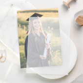 Foto Invoegen Kaart voor Vellum Afstuderen Kaart