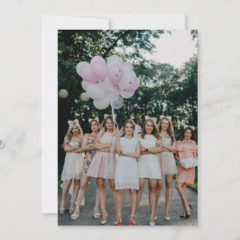 Foto Invoegen Kaart voor Vellum Vrijgezellenfeest 