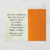 FOTO INVOEGEN ~ Postkaart / Uitnodiging Afstuderen Briefkaart (Achterkant)