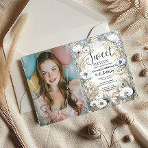 Foto Ivoor Wilde Bloem Art Nouveau Sweet Sixteen