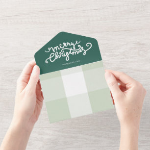 Foto Jaaroverzicht Kerstkaart Trifold All In One Uitnodiging