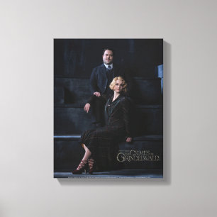 Foto JACOB KOWALSKI™ en QUEENIE GOLDSTEIN™ Canvas Afdruk