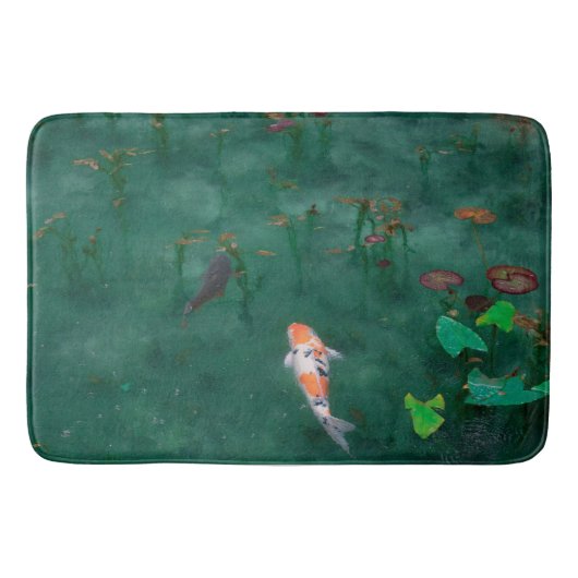foto Japanse Koi Fish Natuur Badmat (Voorkant)