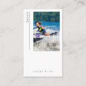 Foto jetski jetski modern Visitekaartje (Voorkant)