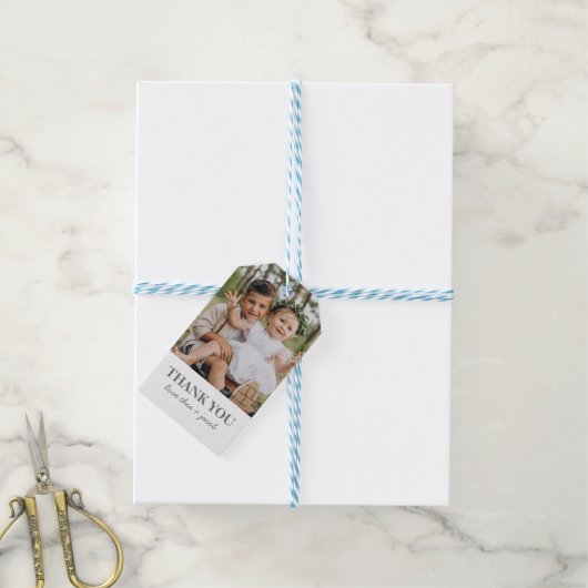 Foto Joint Dankuwel Cadeaulabel (Met Touw)