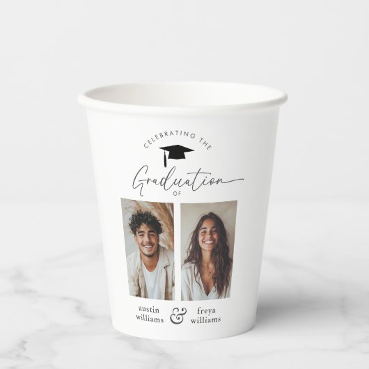 Foto Joint Graduation Party 2 Papieren Bekers (Voorkant)