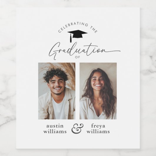 Foto Joint Graduation Party 2 Wijn Etiket (Enkel label)