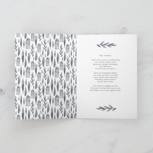 Foto Jolly Kerstmis Kaart (Binnen)