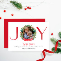 Foto, Joy in Greenery en Holly Personalized