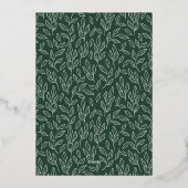 Foto Joyful Elegance Script Folie Feestdagenkaart (Achterkant)