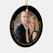 FOTO Jubileum 1e 5e 10e 15e 20e 25e 30e Keramisch Ornament (Rechts)