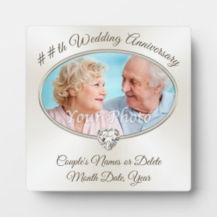 Foto Jubileum Cadeau voor vrienden, elk jaar Fotoplaat