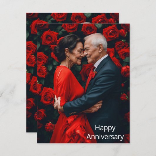 Foto Jubileum Kaarten (Voorkant / Achterkant)