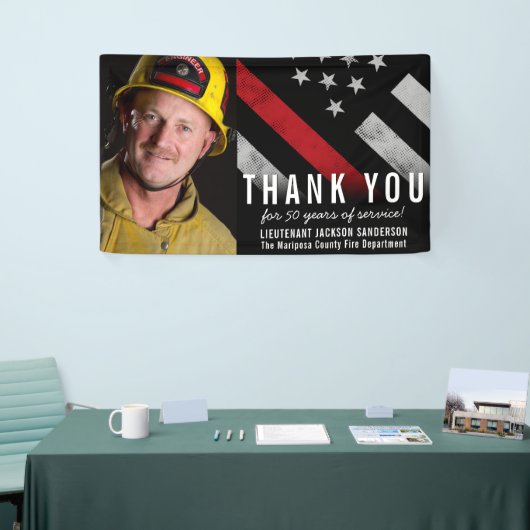 Foto Jubileum Red Line Firefighter Retirement Spandoek (Beurs)