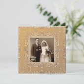 Foto jubileum uitnodiging (Staand voorkant)