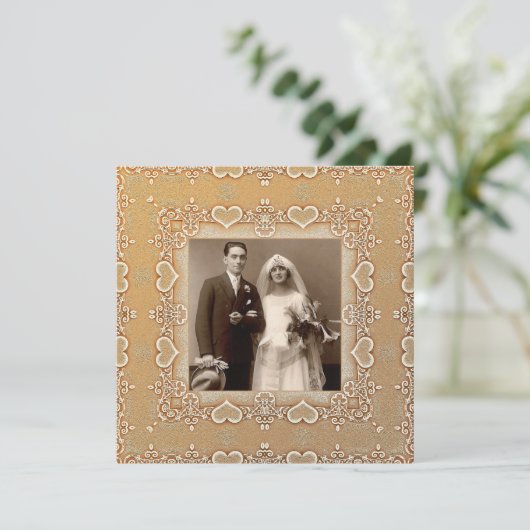 Foto jubileum uitnodiging (Staand voorkant)