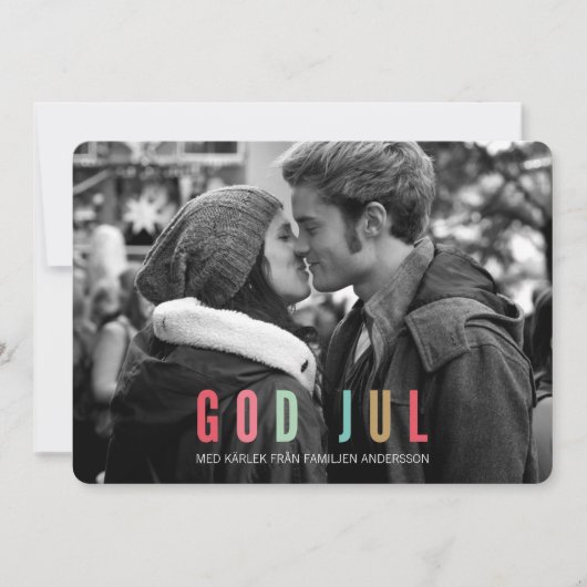 Foto Julkort | God jul (Voorkant)