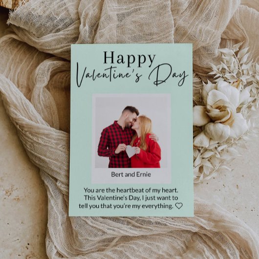 Foto Kaart Gelukkig Valentijnsdag