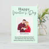 Foto Kaart Gelukkig Valentijnsdag (Staand voorkant)