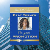 Foto kaart voor promotie felicitaties
