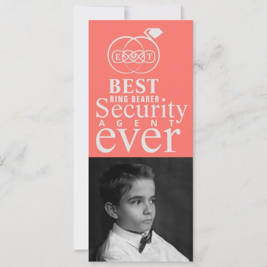 Foto Kaarten voor de Beste Ring Drager Ooit (Achterkant)