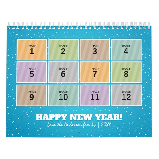 Foto Kalender Sjabloon 2024 Aangepaste Familie Afb (Hoes)