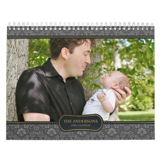 Foto Kalender Sjabloon 2024 Aangepaste Familie Afb (Hoes)