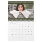 Foto Kalender Sjabloon 2024 Aangepaste Familie Afb (Jan 2019)