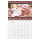 Foto Kalender Sjabloon 2024 Aangepaste Familie Afb (Feb 2027)