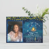 Foto kampvuur feest uitnodiging (Staand voorkant)