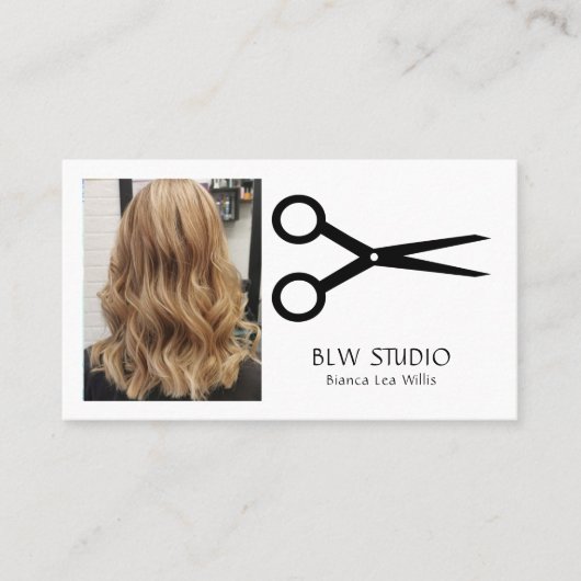 Foto kapper Visitekaartje (Voorkant)