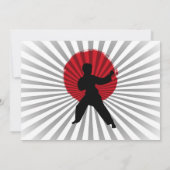 Foto Karate Kind Martial Arts Cobra Kai Invitation Kaart (Achterkant)