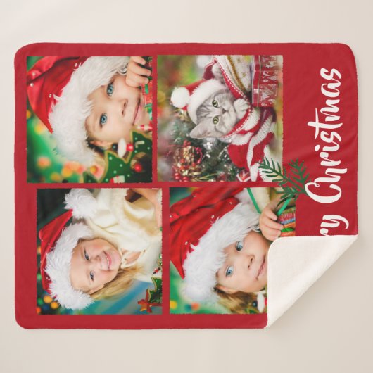 Foto Keepomwille Blanket voor Kerstmis Sherpa Deken (Voorkant (horizontaal))