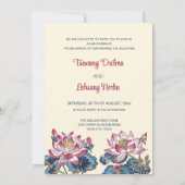 Foto Kersenbloesem Tibetaanse bruiloft Kaart (Achterkant)