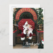Foto Kerst Bedankt Post Kaart (Voorkant / Achterkant)