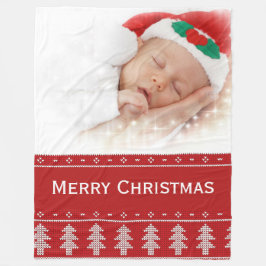 Foto Kerst Dekbed van fleece Deken