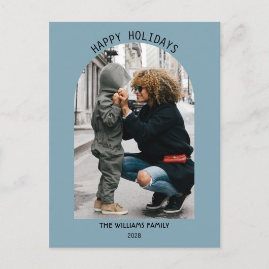 Foto: Kerst en Nieuwjaar Groeten Feestdagenkaart (Voorkant)