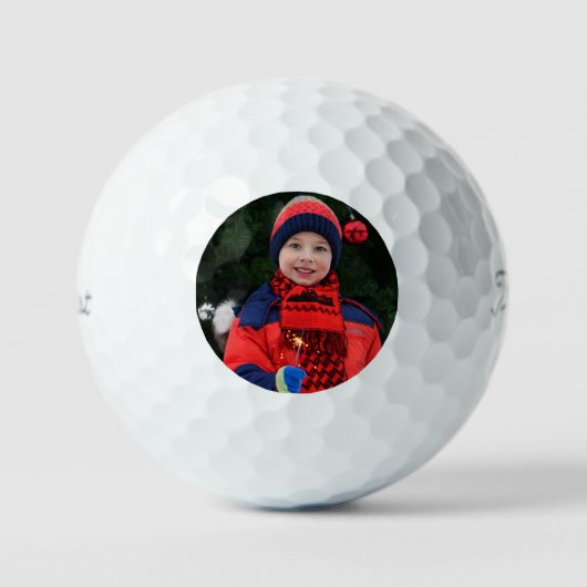 Foto Kerst Golf Ball Gift Golfballen (Voorkant)