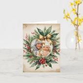  Foto Kerst Kaart (Gele Bloem)