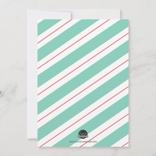 Foto Kerst Kaart - Gingerbread Man (Achterkant)