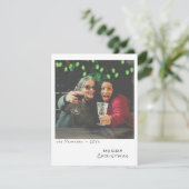  Foto Kerst Kaart - Groen Licht (Staand voorkant)