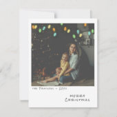  Foto Kerst Kaart - Meerkleurige Lichten (Voorkant)