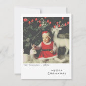  Foto Kerst Kaart - Rode Lichten (Voorkant)